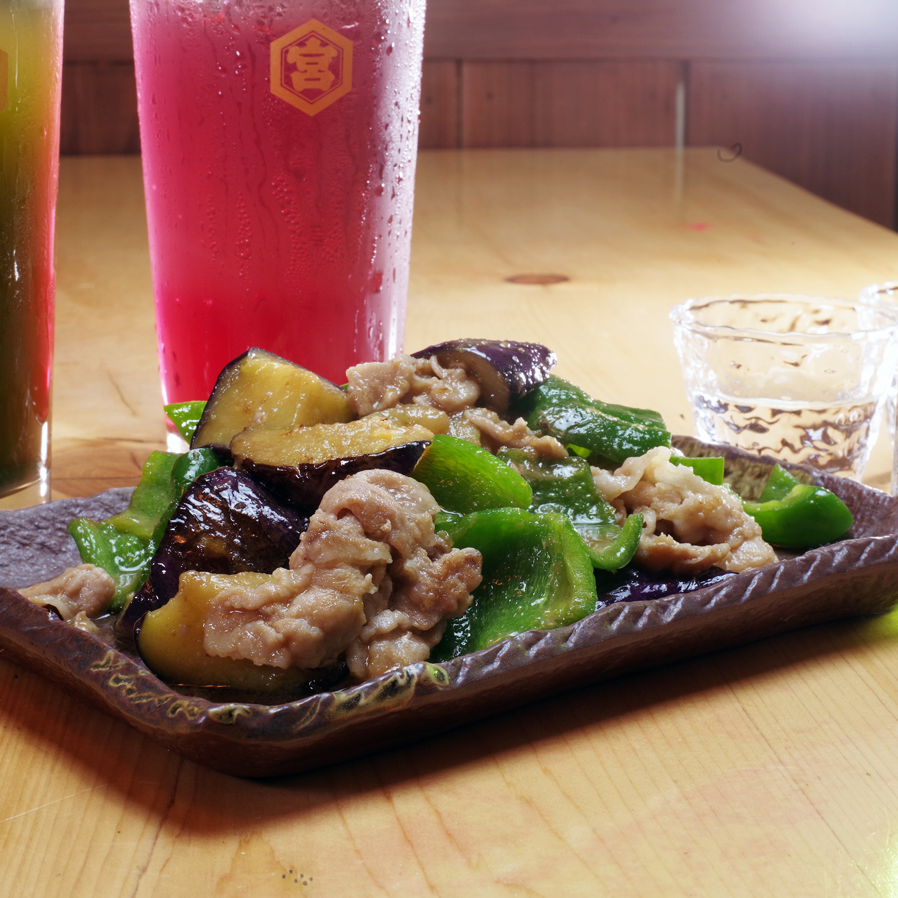 豚肉となすのみそ炒め