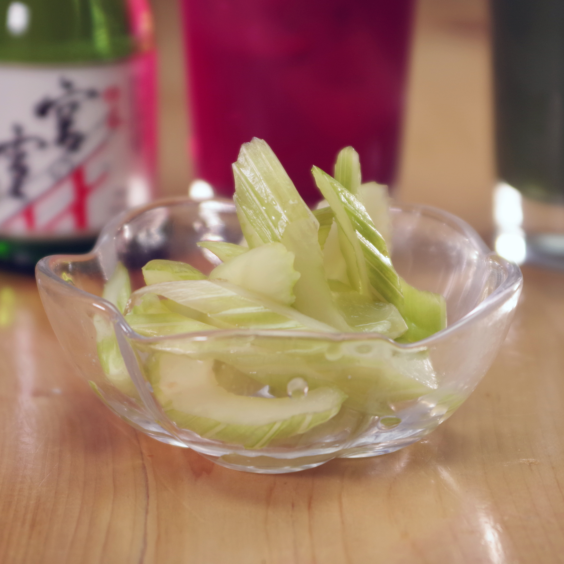 セロリの漬物