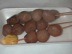 関・上石神井料飲組合の山形名物「玉こんにゃく」