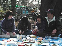 上石神井「沖寿し」三宝寺池お花見