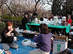 上石神井「沖寿し」三宝寺池お花見